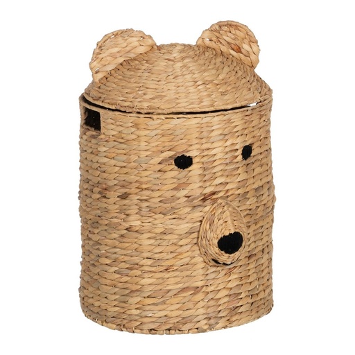 Cesto Negro Beige Fibra natural