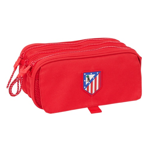 Portatodo Triple Atlético Madrid Rojo 21,5 x 10 x 8 cm
