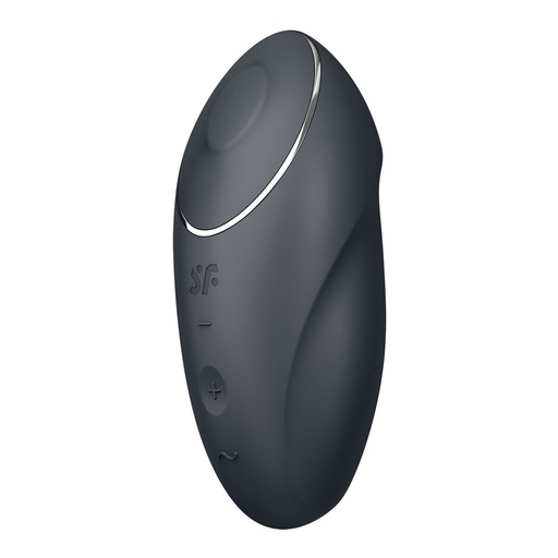 Masajeador Satisfyer Tap & Climax Gris