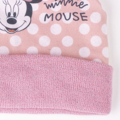 Gorro y Guantes Minnie Mouse Rosa claro 2 Piezas