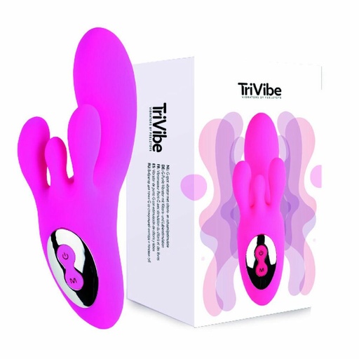 Vibrador Punto G FeelzToys Clitoral & Labia Stimulation Rosa