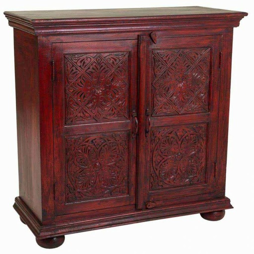 Recibidor Alexandra House Living Rojo 40 x 90 x 90 cm