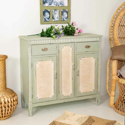 Recibidor Alexandra House Living Verde 88 x 36 x 95 cm
