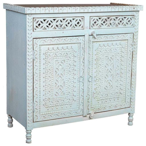 Recibidor Alexandra House Living Azul Marrón 43 x 94 x 95 cm