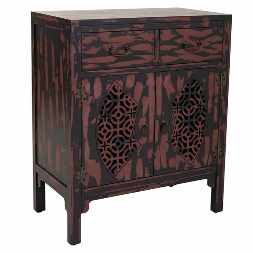 Recibidor con Cajones Alexandra House Living Rojo 36 x 78 x 66 cm