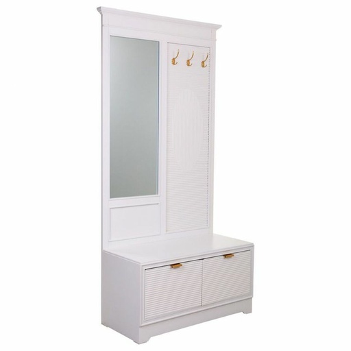 Recibidor con 2 Cajones Alexandra House Living Dorado 7 x 190 x 95 cm