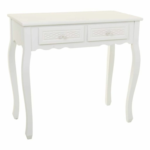 Recibidor con Cajones Alexandra House Living Blanco Crema 40 x 76 x 135 cm