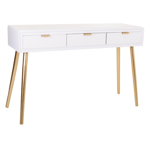 Recibidor con 3 Cajones Alexandra House Living Dorado 41 x 78 x 120 cm