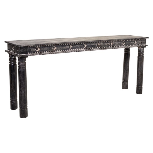 Recibidor Alexandra House Living Negro 41 x 76 x 175 cm