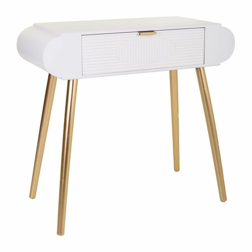 Recibidor Alexandra House Living Dorado 38 x 77 x 84 cm