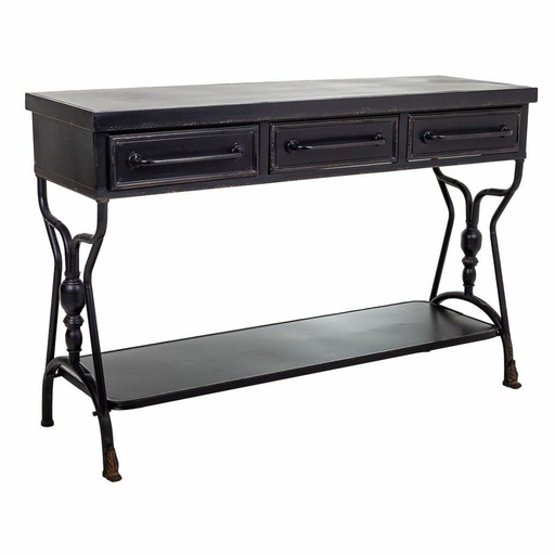Recibidor Alexandra House Living Negro 43 x 81 x 122 cm