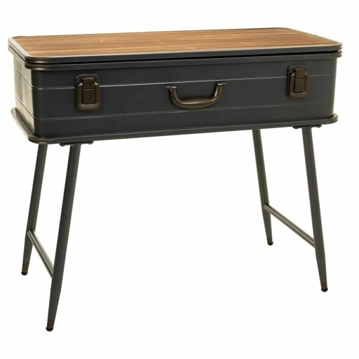 Recibidor Alexandra House Living Marrón Gris 35 x 67 x 80 cm