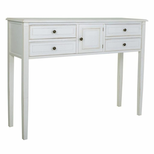 Hall Table with Drawers Alexandra House Living White 36 x 92 x 120 cm