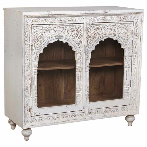 Recibidor Alexandra House Living Crema 43 x 107 x 101 cm