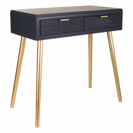 Recibidor con Cajones Alexandra House Living Gris Dorado 41 x 78 x 82 cm