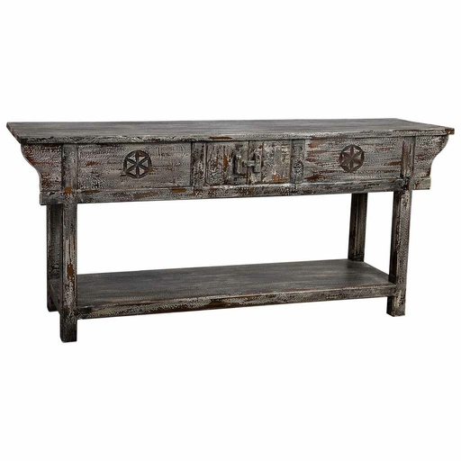 Recibidor con Cajones Alexandra House Living Azul 45 x 80 x 181 cm