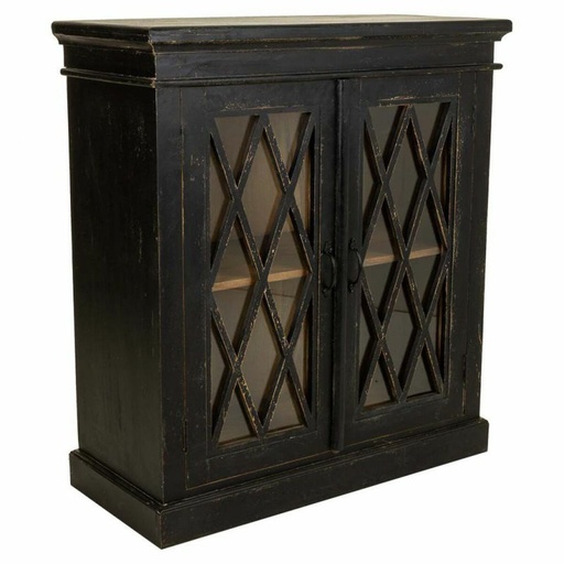 Recibidor Alexandra House Living Negro 40 x 100 x 90 cm