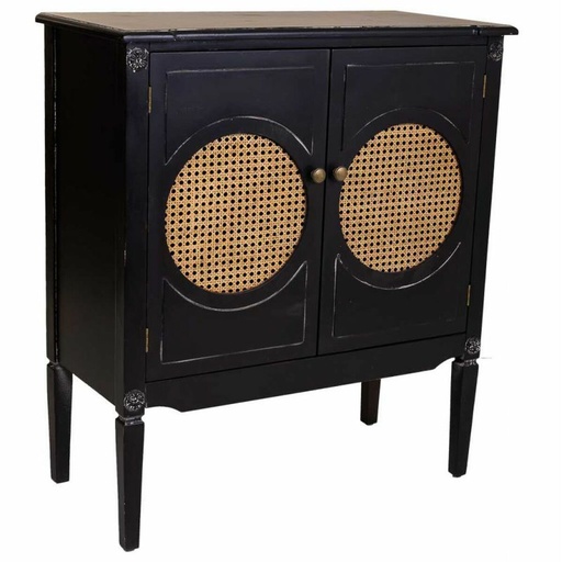 Hall Alexandra House Living Black 38 x 90 x 80 cm