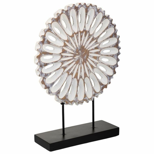 Figura Decorativa Alexandra House Living Blanco 9 x 40 x 29 cm