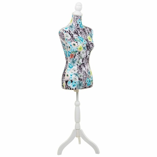 Maniquí Alexandra House Living Azul Poliéster Madera Polietileno Pino Madera MDF 37 x 168 x 24 cm