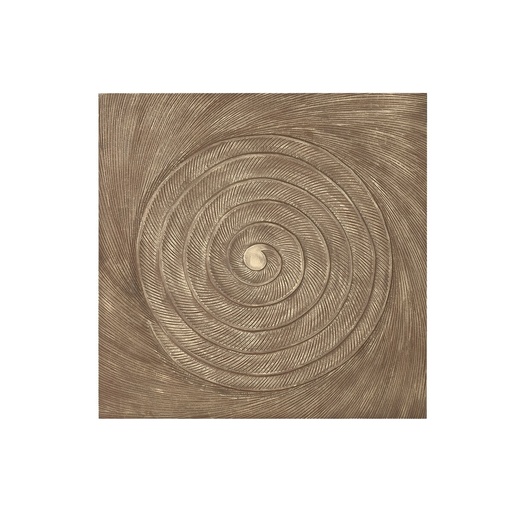 Wall Decoration Home ESPRIT Golden Modern 120 x 3,5 x 120 cm
