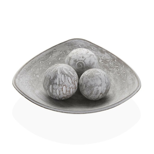 Centerpiece Versa White MDF Wood 31,5 x 9 x 31,5 cm