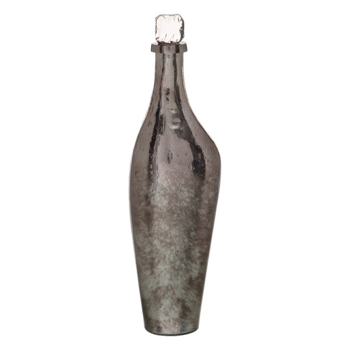 Bottle Silver 15 x 13 x 54 cm Decorative