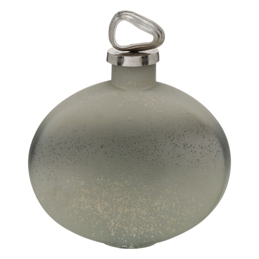 Bottle Grey Silver 24 x 9 x 29 cm Decorative