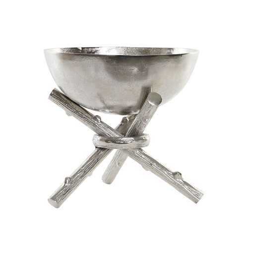 Centerpiece Home ESPRIT Silver Aluminium 30 x 30 x 28 cm