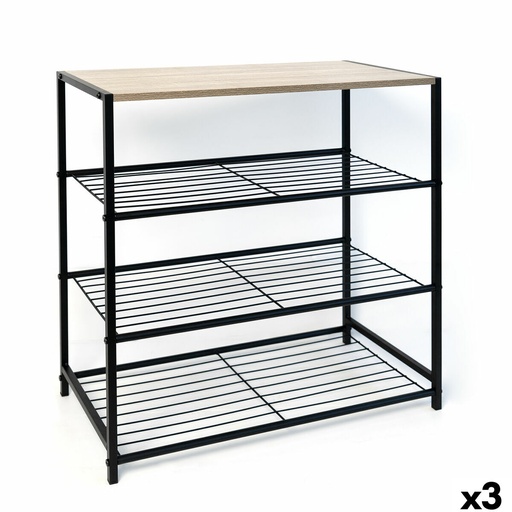 Shelves Vinthera Moa Metal MDF Wood 60 x 30 x 63,5 cm (3 Units)