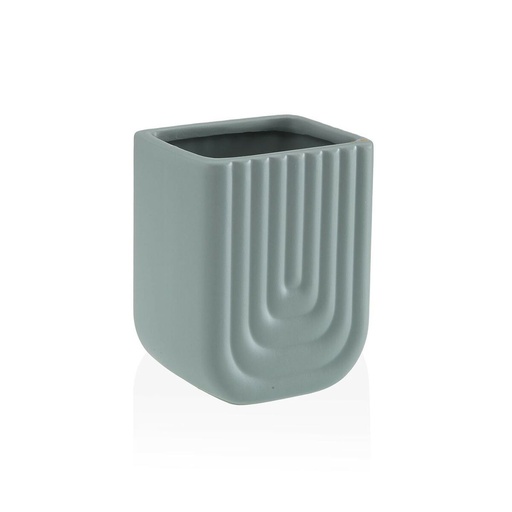 Portacepillos de Dientes Versa Gris Cerámica