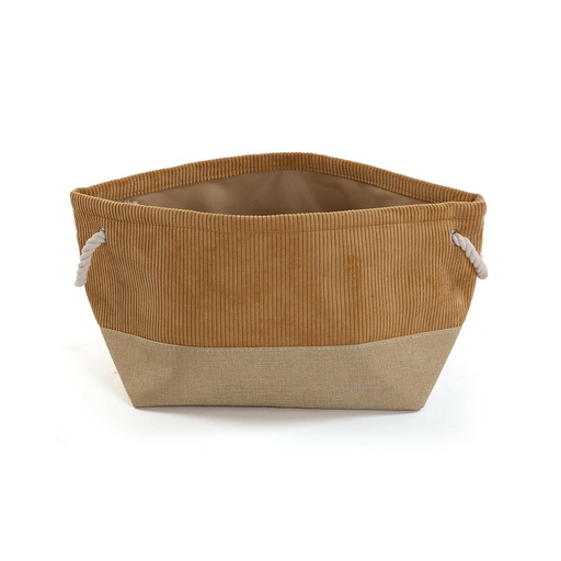 Multi-purpose basket Versa Corduroy 27 x 26 x 27 cm
