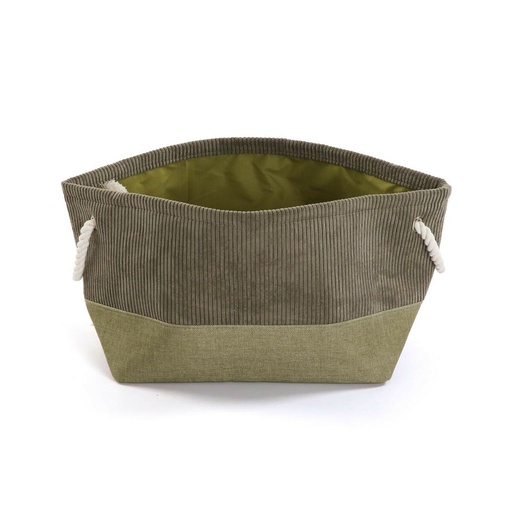 Multi-purpose basket Versa Corduroy 27 x 26 x 27 cm