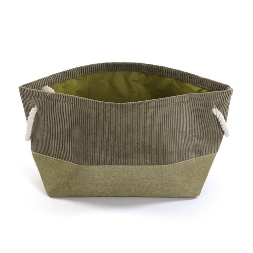 Multi-purpose basket Versa Corduroy 29 x 27 x 39 cm