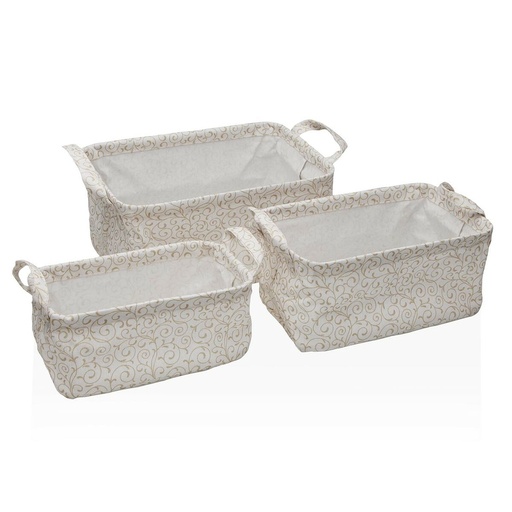 Juego de Cestas Versa Serpentine 28 x 18 x 14 cm