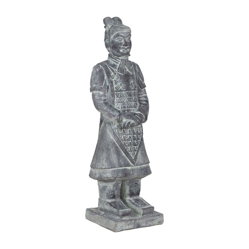 Decorative Figure Grey Warrior 41 x 33,5 x 122 cm