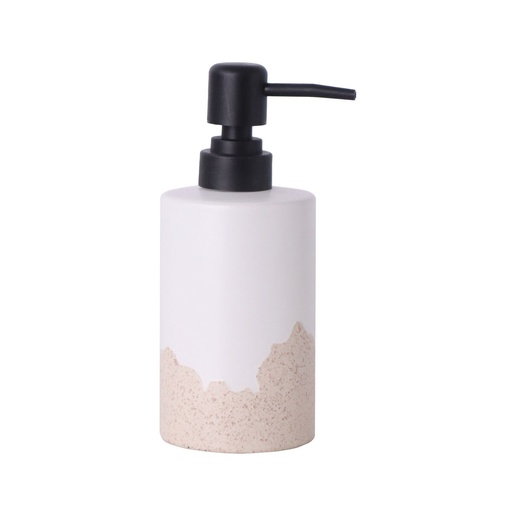 Dispensador de Jabón Versa Beige Cerámica Plástico