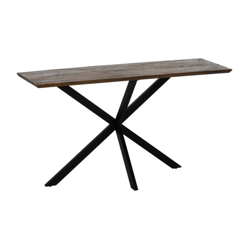 Recibidor Negro Natural 130 x 40 x 76 cm