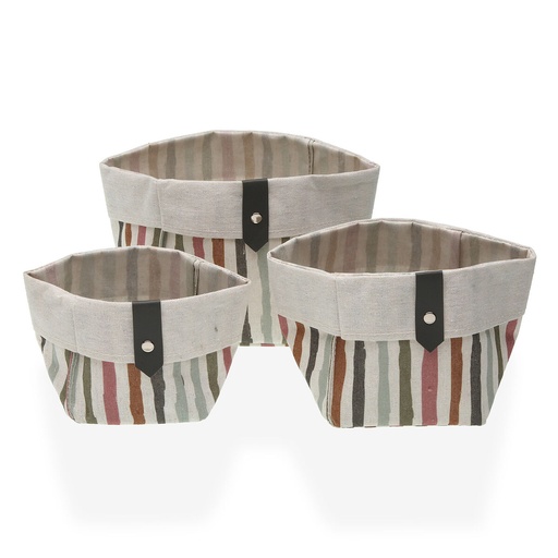 Juego de Cestas Versa Ligne 14 x 14 x 14 cm