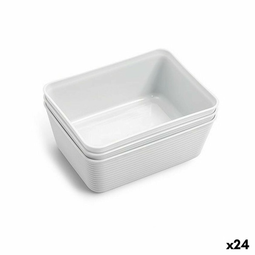 Set of Stackable Organising Boxes Dem 3 Pieces 24 Units