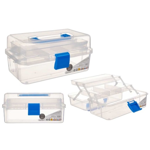 Multi-use Box Pincello Transparent Metal