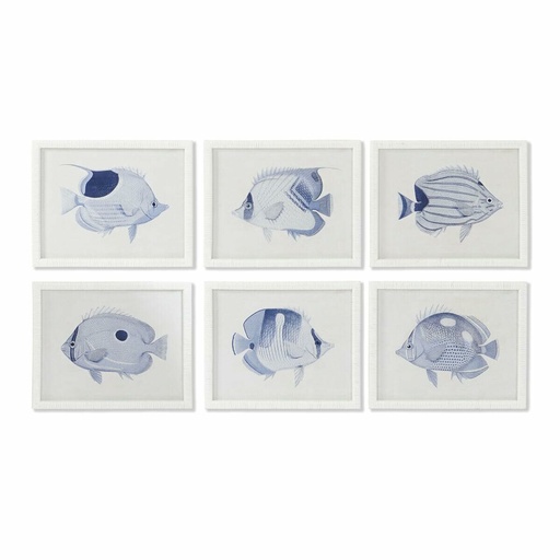 Cuadro Home ESPRIT Multicolor 6 Unidades
