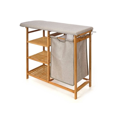 Tabla de Planchar Kipit 1443FL BAMBOO.1 Crema Tela Bambú