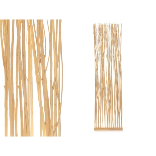 Biombo Varas Natural Madera de sauce 50 x 185 x 12 cm