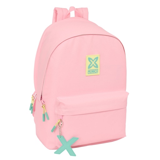 School Bag Munich +usb munich Pink 31 x 44 x 18 cm