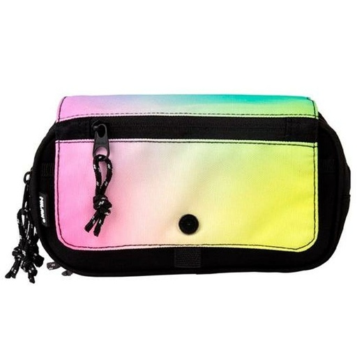 Estuche Escolar Milan Sunset Negro 13 x 24 x 10 cm