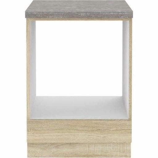 Mueble para horno Lassen Gris 60 x 51,6 x 85 cm