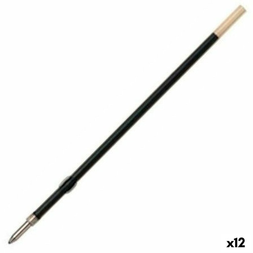 Recambio para bolígrafo Pilot BP-GP 0,4 mm Negro (12 Unidades)