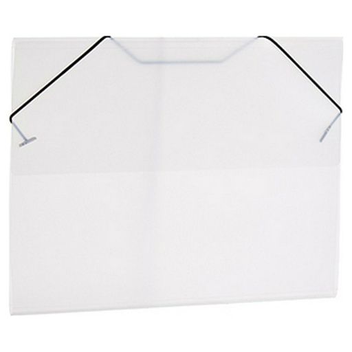 Carpeta Pincello ELASTIC BLACK Negro Transparente A4