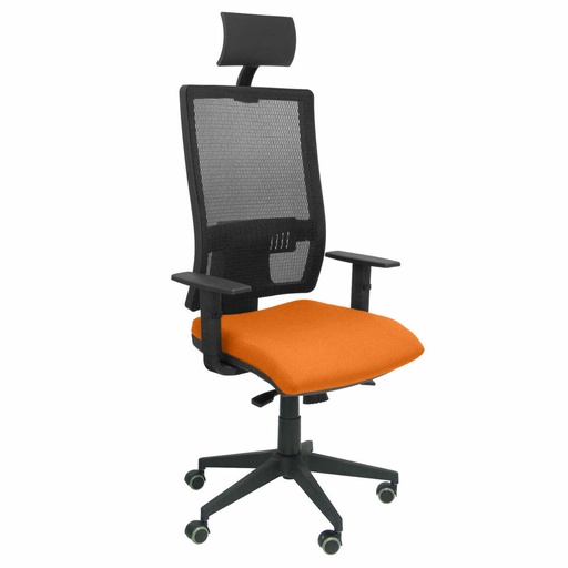 Office Chair with Headrest Horna bali Piqueras y Crespo BALI308 Orange